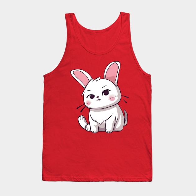 Bunny cat Tank Top by Whisky1111